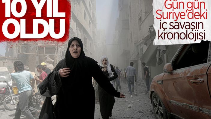 Suriye iç savaşında 10 yıl geride kaldı