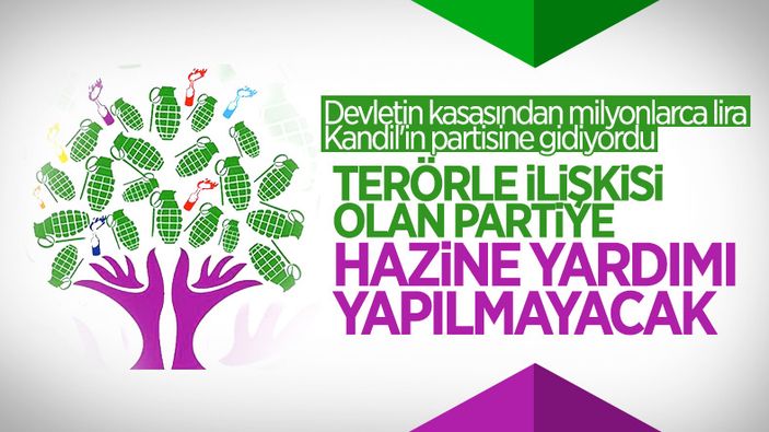 Partilere Hazine'den ödenecek yardıma terör kriteri geliyor