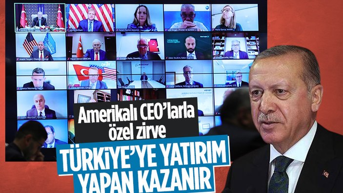 Cumhurbaşkanı Erdoğan, ABD'li yatırımcılarla görüştü