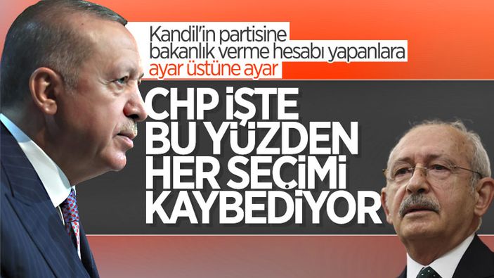 Cumhurbaşkanı Erdoğan'dan CHP'ye HDP'li bakan tepkisi