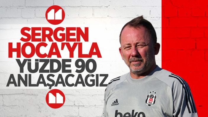 Emre Kocadağ: Sergen Yalçın'la %90 anlaşırız