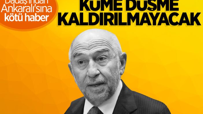Nihat Özdemir: Küme düşme kaldırılmayacak