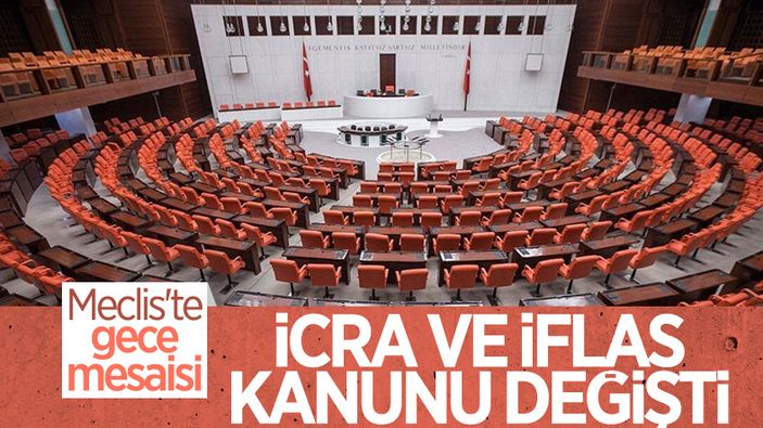 İcra ve İflas Kanunu'nda değişiklik kabul edildi