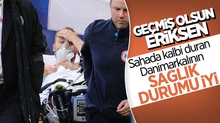 Danimarka'da Christian Eriksen yerden kalkamadı