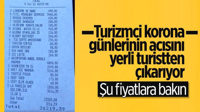 Bodrum'da, yeme-içme fiyatları cep yakıyor