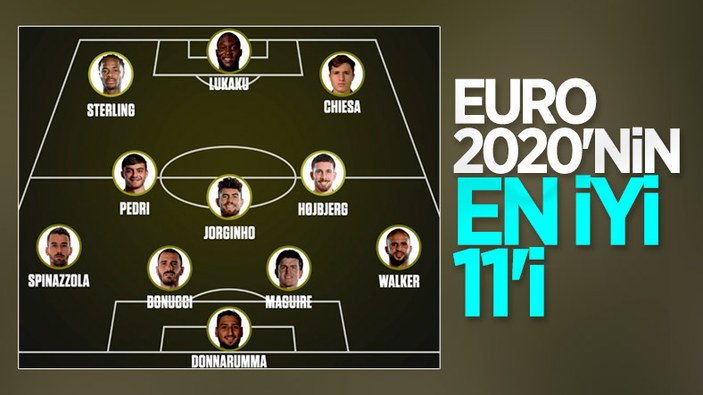 EURO 2020'nin en iyi 11'i