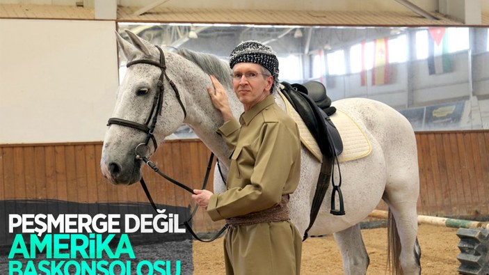 ABD'li Başkonsolos Rob Waller, Erbil'e Peşmerge kıyafetiyle veda etti
