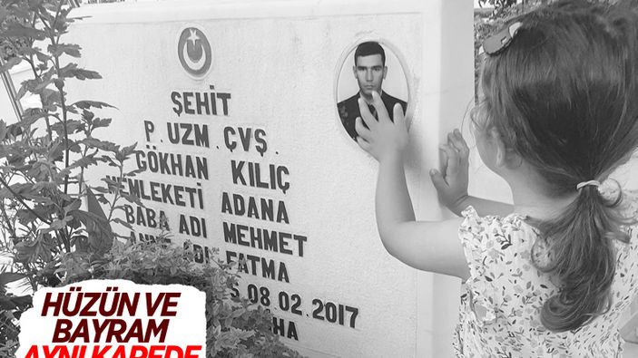 Şehit aileleri bayrama şehitlikleri ziyaret ederek girdi