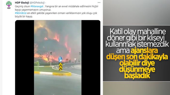 Bakan Bekir Pakdemirli, Manavgat yangınıyla ilgili PKK'yı işaret etti