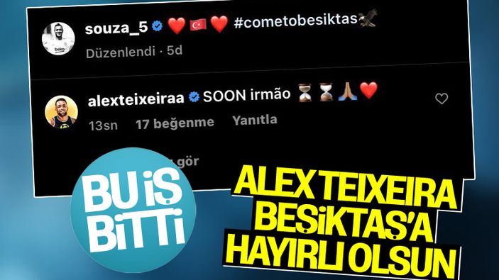 Alex Teixeira geliyorum mesajı verdi