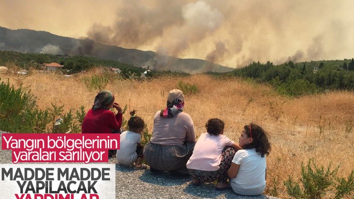 Cumhurbaşkanı Erdoğan: Yangın bölgelerine 50 milyon lira ödenek gönderildi