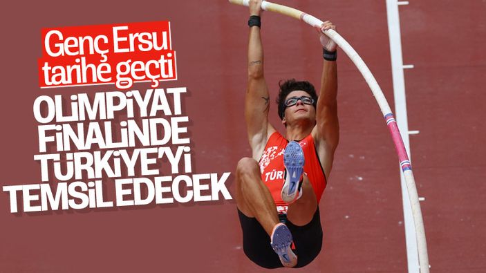 Sırıkla atlamada tarihi başarı: Ersu Şaşma finalde