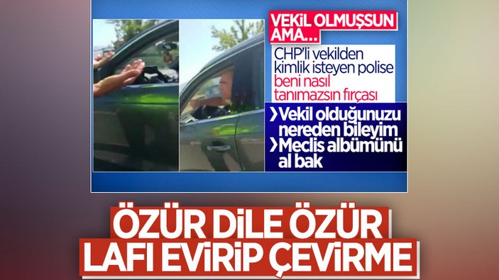 Polisleri azarlamaya kalkan CHP'li Turan Aydoğan'dan açıklama