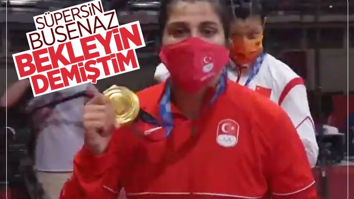 Busenaz Sürmeneli sözünü tuttu