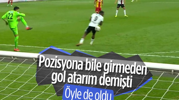 Beşiktaş'ta Batshuayi'nin poposuyla attığı gol gündem oldu