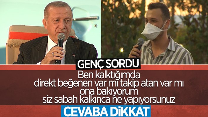 Cumhurbaşkanı Erdoğan, Mersin'de gençlerin sorularını yanıtladı