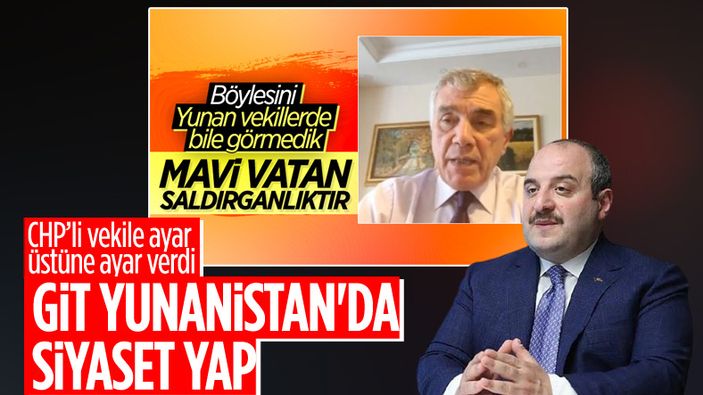 Mustafa Varank'tan CHP'ye: Yunanistan’da siyaset yapın