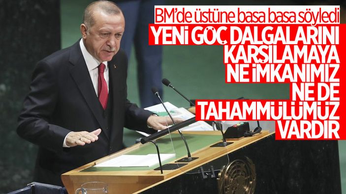 Cumhurbaşkanı Erdoğan, BM Genel Kurulu'nda