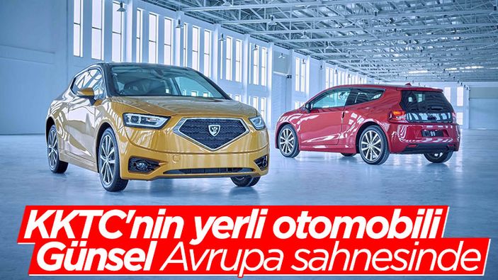 KKTC'nin yerli otomobili Günsel, IAA Mobility Fuarı'nda sahne aldı