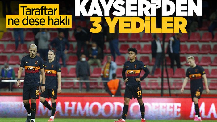 Galatasaray, Kayserispor'dan 3 yedi