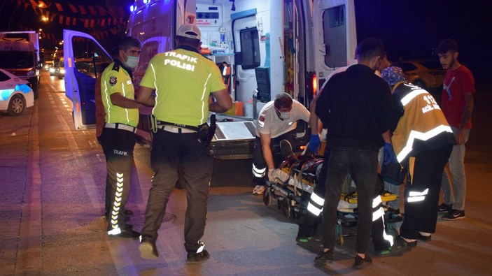Malatya'da otomobil ile motosiklet çarpıştı