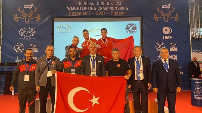 Avrupa Halter Şampiyonası'da genç millilerden 6 madalya