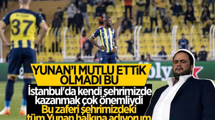 Olympiakos'un sahibi: Kendi şehrimizde kazandık