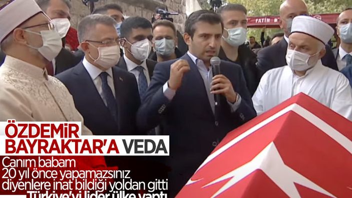 Özdemir Bayraktar son yolculuğuna uğurlandı
