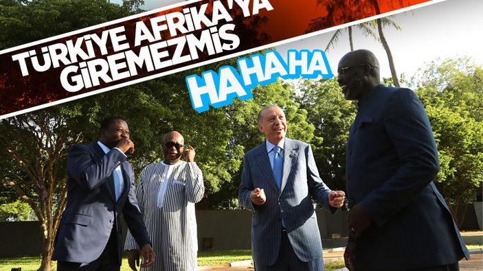 Cumhurbaşkanı Erdoğan, üç Afrika lideriyle bir araya geldi
