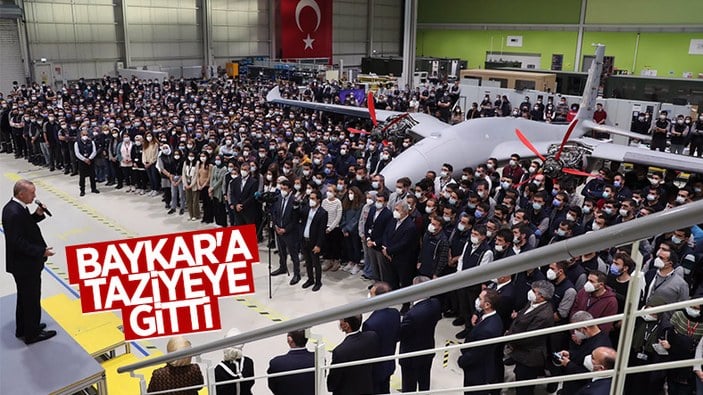 Cumhurbaşkanı Erdoğan BAYKAR fabrikasında