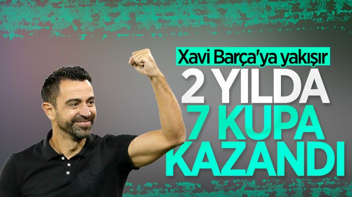 Xavi teknik adamlık kariyerinde 7. kupasını kazandı