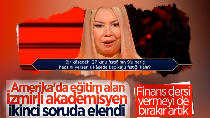 Kim Milyoner Olmak İster'de yatırım uzmanı, ikinci soruda elendi