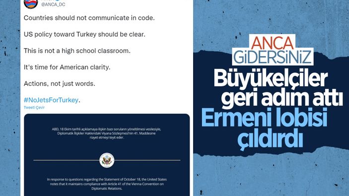 Ermeni lobisinden ABD'ye büyükelçi tepkisi