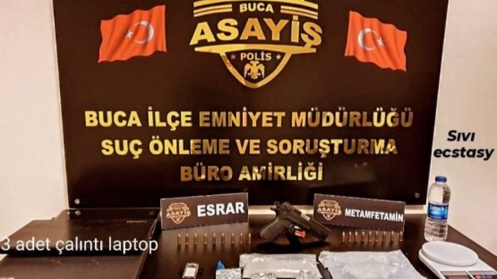 İzmir'de uyuşturucu taciri otelde yakalandı