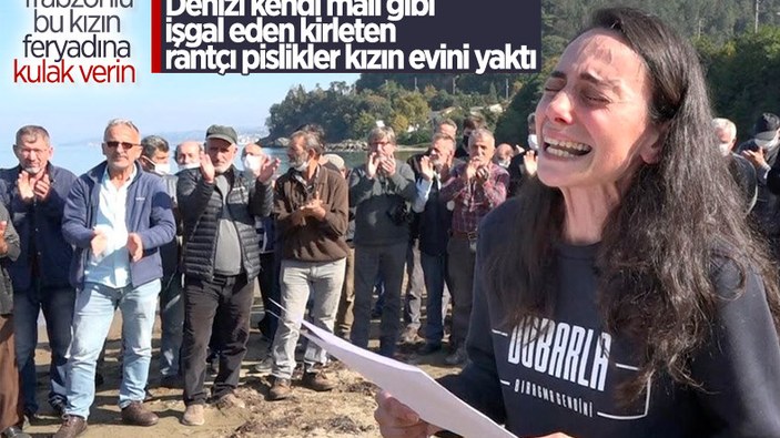 Trabzonlu çevreci ressamın evi yangında küle döndü