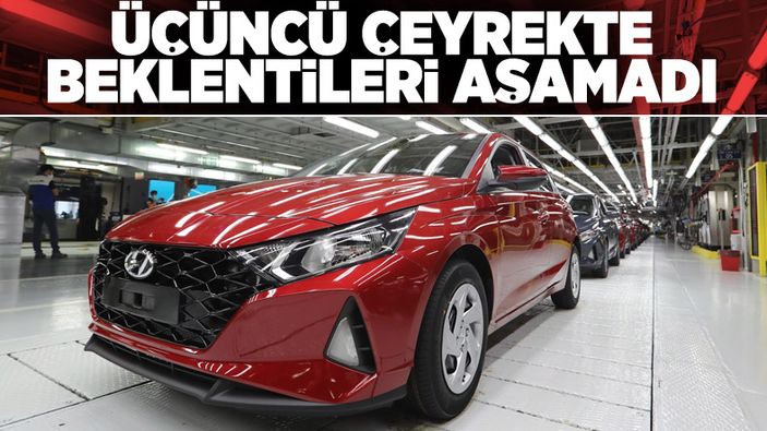 Hyundai, 3. çeyrekte beklentilerin altında kaldı