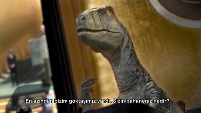 Birleşmiş Milletler'den iklim değişikliğine dinozorlu farkındalık