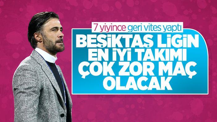 Ömer Erdoğan: Beşiktaş ligin en güçlü takımı