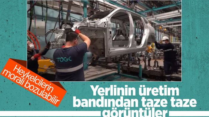 TOGG'dan yerli otomobil çalışmalarıyla ilgili yeni video