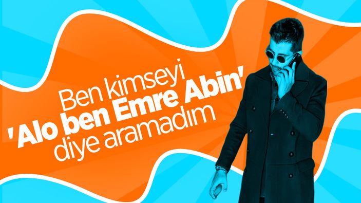 Emre Belözoğlu'ndan 'Alo ben Emre Abin' itirafı