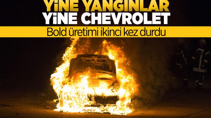 Yangınlar önlenemiyor: Elektrikli Chevrolet Bolt üretimi yine durduruldu