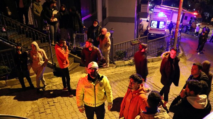 Zonguldak'ta öğrenci evinde yangın çıktı