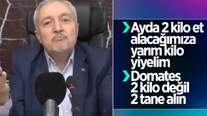 AK Partili Zülfü Demirbağ: Ayda iki kilo et yiyorsak yarım kilo yeriz