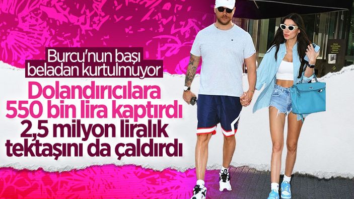 Burcu Kıratlı'nın 2.5 milyonluk tektaşı çalındı