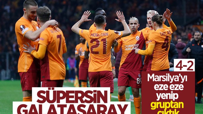 Galatasaray, Marsilya'yı devirdi
