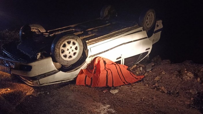 Tunceli'de araç şarampole yuvarlandı: 1 ölü