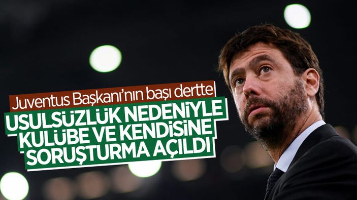 Juventus mali işlerinde usulsüzlük sebebiyle soruşturma altına alındı
