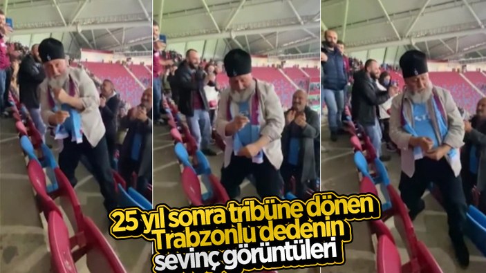 Trabzonsporlu taraftarın sosyal medyadaki galibiyet sevinci
