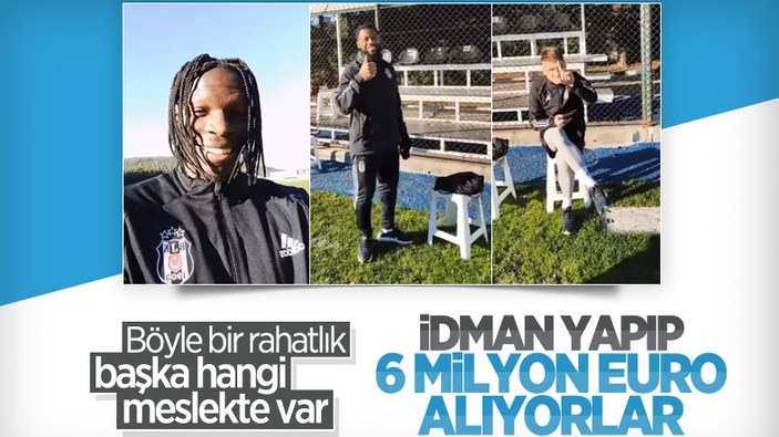 Beşiktaş'ta kadro dışı futbolcular bir arada