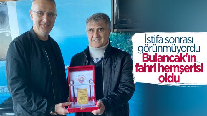 Şenol Güneş, Bulancak’ın fahri hemşehrisi oldu